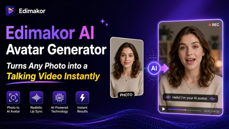 Edimakor AI Avatar Generator Turns Any Photo into a Talking Video Instantly Edimakor AI Avatar Generator Turns Any Photo into a Talking Video Instantly