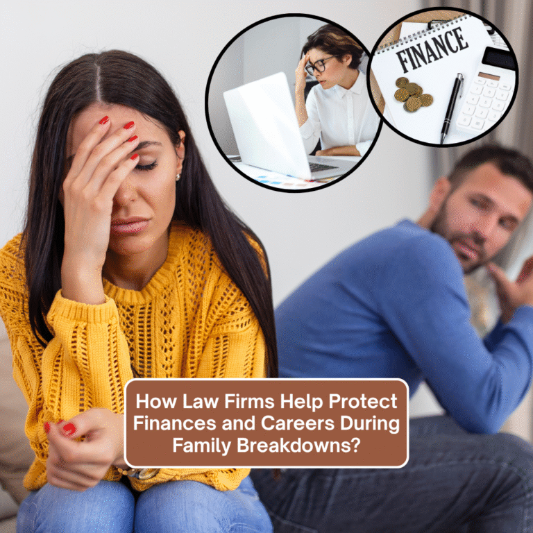 How Law Firms Help Protect Finances and Careers During Family Breakdowns?