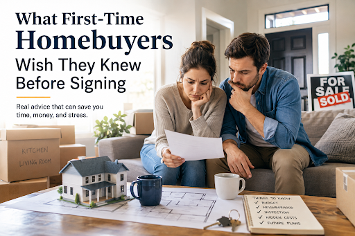 What First-Time Homebuyers Wish They Knew Before Signing